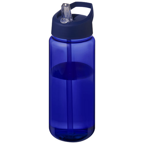 Bouteille de sport à personnaliser de 600 ml H2O Active® Octave Tritan™ Bleu / Bleu